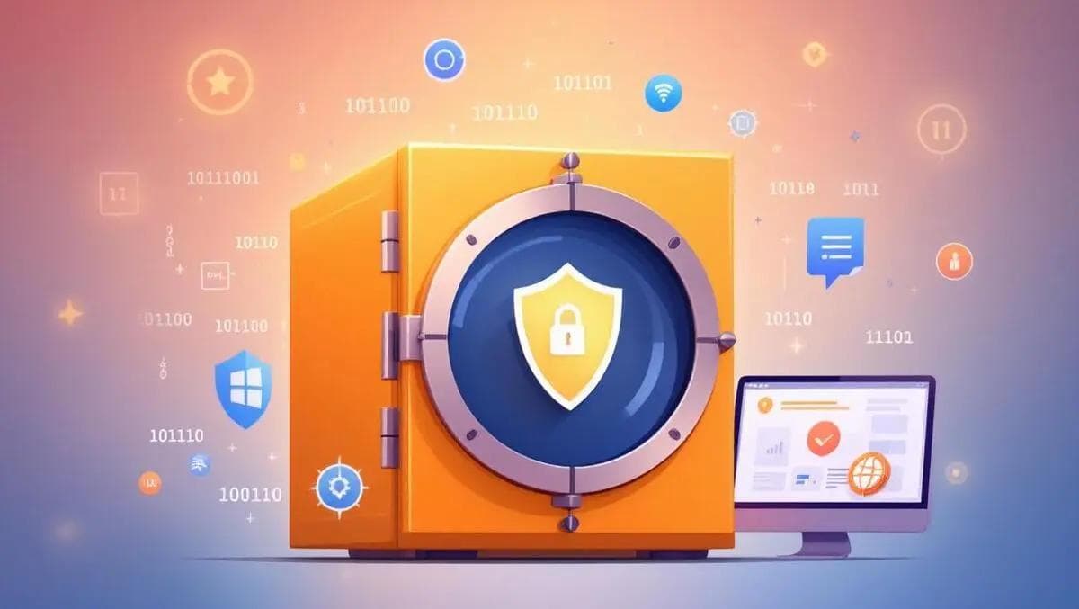 Secure vault and digital lock concept