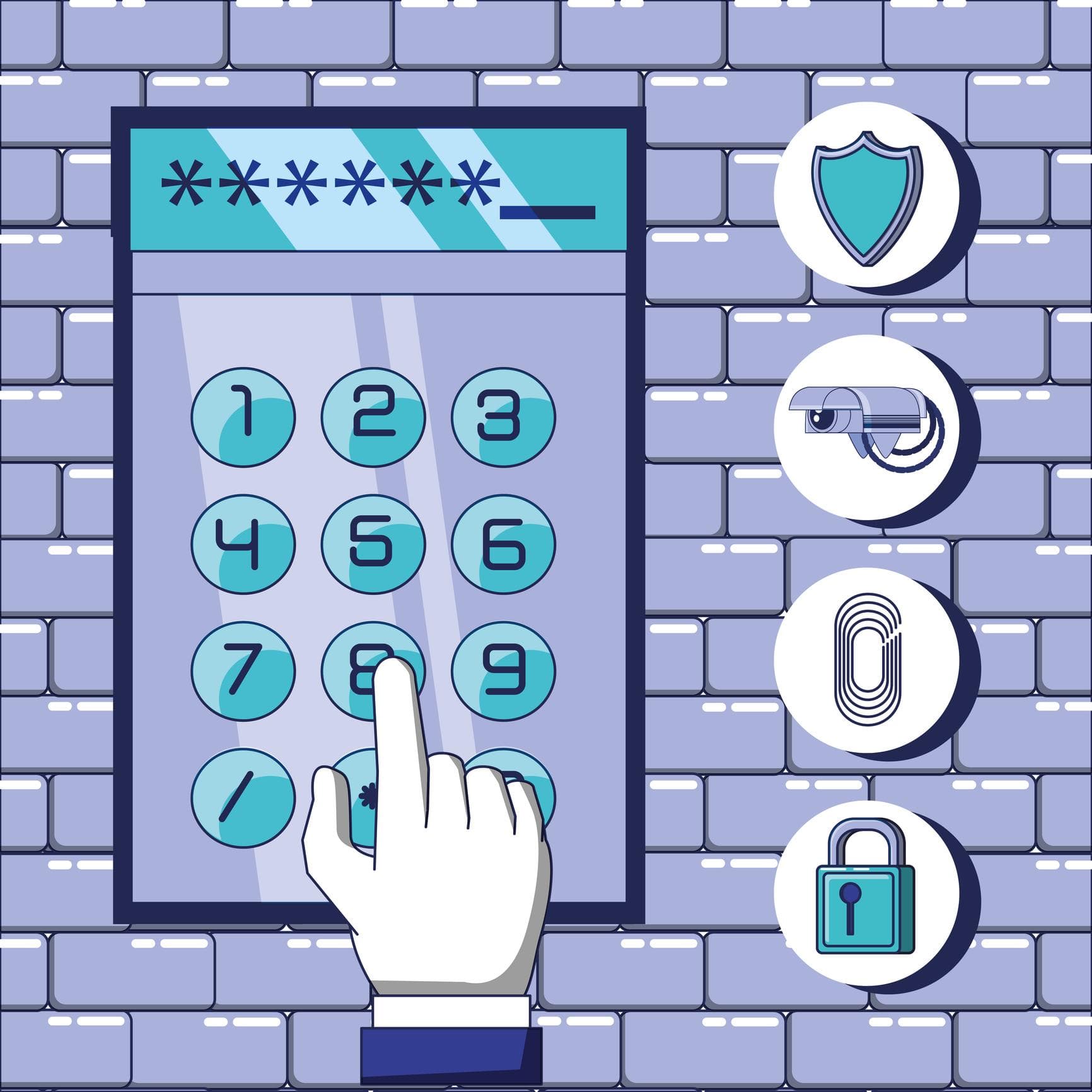 Secure recovery and access control imagery